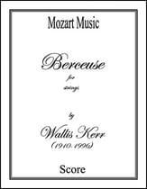 Berceuse Orchestra sheet music cover